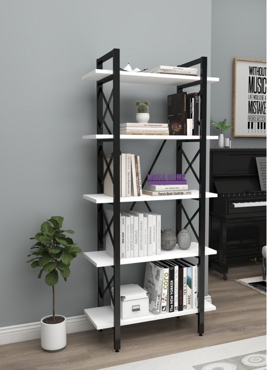 LÜX KİTAPLIK 5 RAFLI , MODERN KİTAPLIK LÜX KİTAPLIK 5 RAFLI , MODERN KİTAPLIK